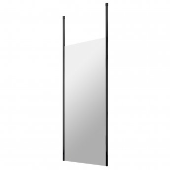 Hudson Reed Wet Room Screen with Ceiling Post 800mm Wide - 8mm Glass