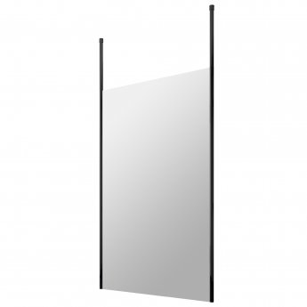 Hudson Reed Wet Room Screen with Ceiling Post 1200mm Wide - 8mm Glass