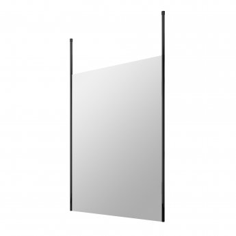Hudson Reed Wet Room Screen with Ceiling Post 1400mm Wide - 8mm Glass