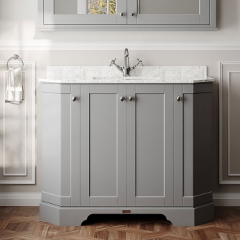 Hudson Reed Old London Angled 1000mm Floor Standing Vanity Unit | Product Image
