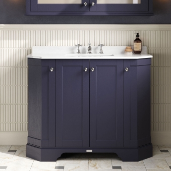 Hudson Reed Old London Angled 1000mm Floor Standing Vanity Unit | Product Image