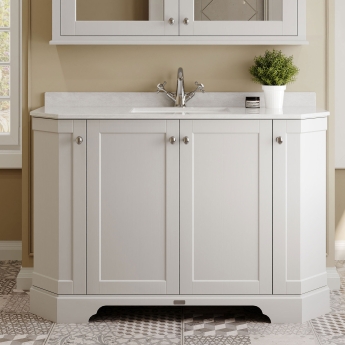 Hudson Reed Old London Angled 1200mm Floor Standing Vanity Unit | Product Image