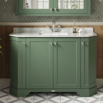 Hudson Reed Old London Angled 1200mm Floor Standing Vanity Unit | Product Image