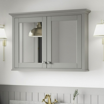 Hudson Reed Old London 1050mm 2-Door Mirrored Bathroom Cabinet