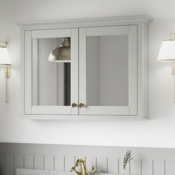 Hudson Reed Old London 1050mm 2-Door Mirrored Bathroom Cabinet