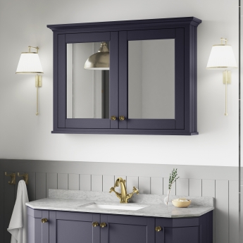 Hudson Reed Old London 1050mm 2-Door Mirrored Bathroom Cabinet