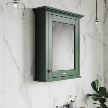 Hudson Reed Old London 650mm 1-Door Mirrored Bathroom Cabinet