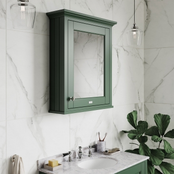 Hudson Reed Old London 650mm 1-Door Mirrored Bathroom Cabinet