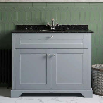 Hudson Reed Old London Marble Top 1000mm Floor Standing Vanity Unit