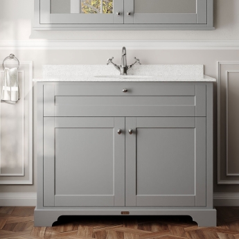 Hudson Reed Old London Marble Top 1000mm Floor Standing Vanity Unit | Product Image