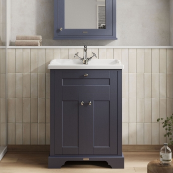 Hudson Reed Old London 600mm Floor Standing Vanity Unit with Ceramic Basin | Product Image
