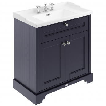 Hudson Reed Old London 800mm Floor Standing Vanity Unit with Ceramic Basin
