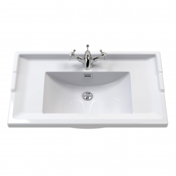 Hudson Reed Old London Floor Standing Vanity Unit with 1TH Basin 1000mm Wide - Twilight Blue