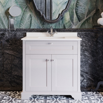 Hudson Reed Old London Marble Top 800mm Floor Standing Vanity Unit