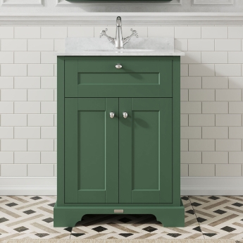 Hudson Reed Old London Marble Top 600mm Floor Standing Vanity Unit | Product Image