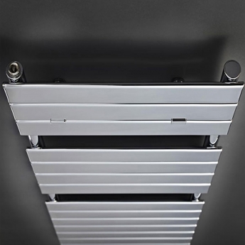 Hudson Reed Flat Panel Designer Heated Towel Rail 1213mm H x 500mm W - Chrome