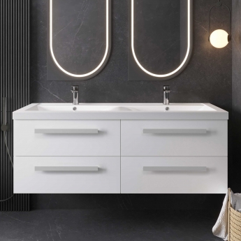 Hudson Reed Quartet 1440mm 4-Drawer Wall Hung Vanity Unit