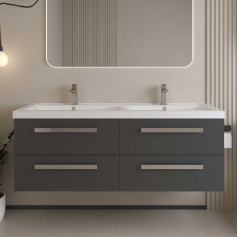 Hudson Reed Quartet 1440mm 4-Drawer Wall Hung Vanity Unit