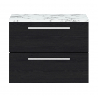 Hudson Reed Quartet 720mm 2-Drawer Wall Hung Vanity Unit with Countertop