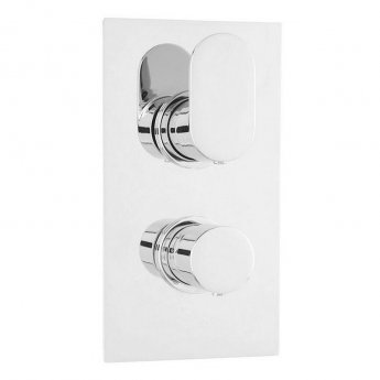 Hudson Reed Ratio Dual Concealed Shower Valve with Built-in Diverter - Chrome