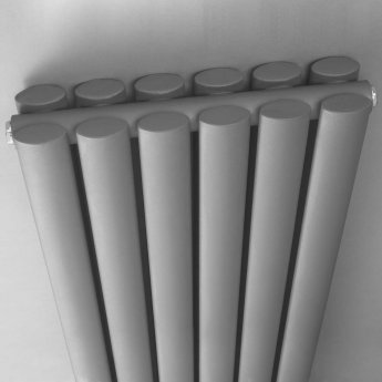 Hudson Reed Revive Double Designer Vertical Radiator 1500mm H x 354mm W - Anthracite
