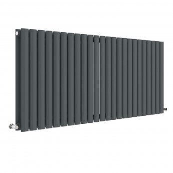Delphi Ellipse Anthracite Horizontal Designer Radiator