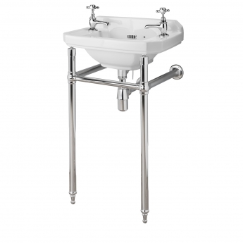 Hudson Reed Richmond Adjustable Washstand 500-560mm Wide Basins - Chrome