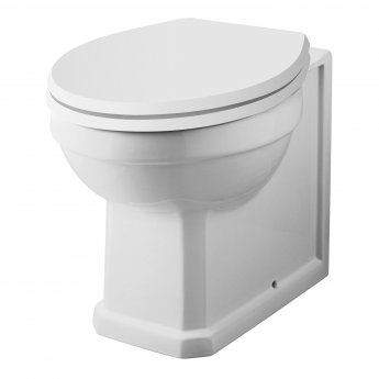 Hudson Reed Richmond Back to Wall Toilet 520mm Projection - Excluding Seat