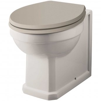 Hudson Reed Richmond Comfort Height Back to Wall Pan - Excluding Seat