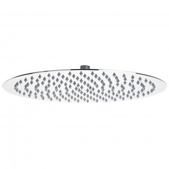 Hudson Reed Round Fixed Shower Head 400mm Diameter - Stainless Steel