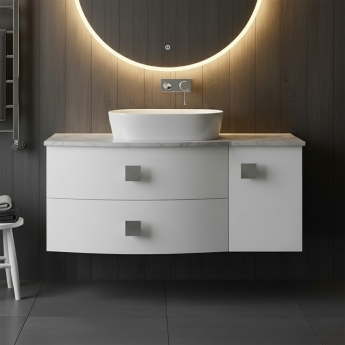 Hudson Reed Sarenna Marble Top 1000mm Wall Hung Vanity Unit