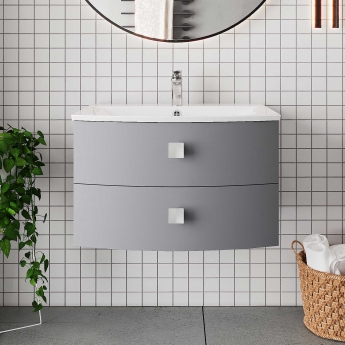 Hudson Reed Sarenna 700mm 2-Drawer Wall Hung Vanity Unit