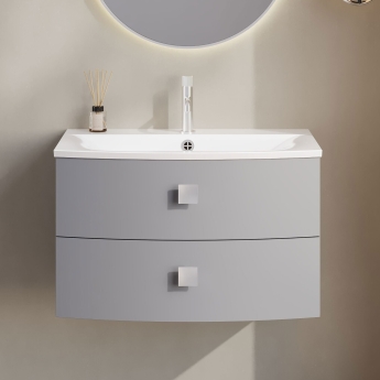 Hudson Reed Sarenna 700mm 2-Drawer Wall Hung Vanity Unit | Product Image