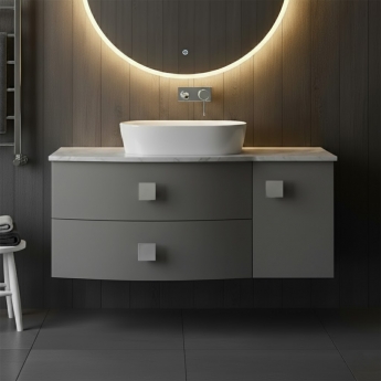 Hudson Reed Sarenna Marble Top 1000mm Wall Hung Vanity Unit