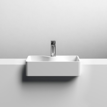 Hudson Reed Semi Recessed Basin 480mm Wide - 1 Tap Hole