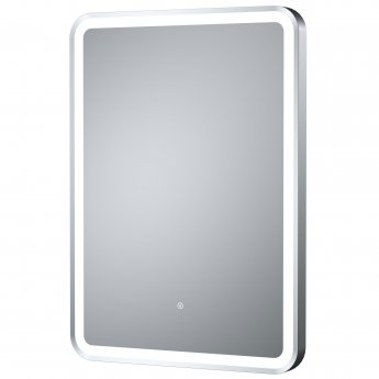 Hudson Reed Silver Framed Bathroom Mirror with Touch Sensor 700mm H x 500mm W