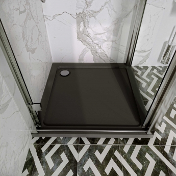 Hudson Reed Square Shower Tray 700mm x 700mm - Slate Grey