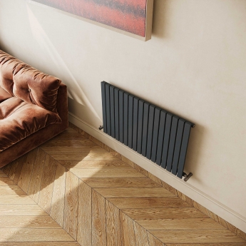 Delphi Accent Anthracite Horizontal Designer Radiator