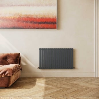 Delphi Accent Anthracite Horizontal Designer Radiator