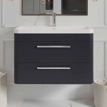 Hudson Reed Solar 800mm 2-Drawer Wall Hung Vanity Unit