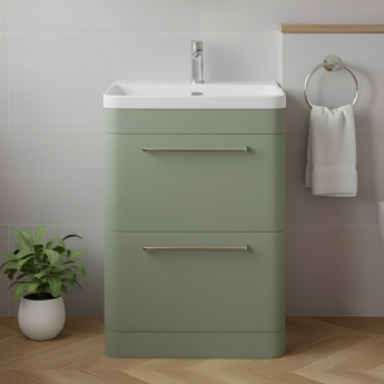 Hudson Reed Solar 600mm 2-Drawer Floor Standing Vanity Unit
