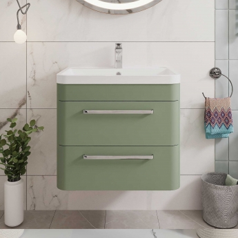 Hudson Reed Solar 600mm 2-Drawer Wall Hung Vanity Unit