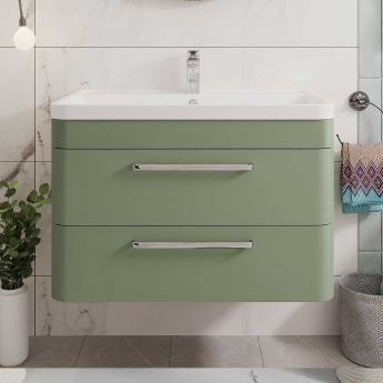 Hudson Reed Solar 800mm 2-Drawer Wall Hung Vanity Unit