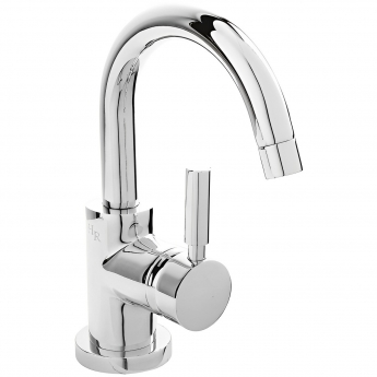 Hudson Reed Tec Side Action Mono Basin Mixer Tap with Push Button Waste