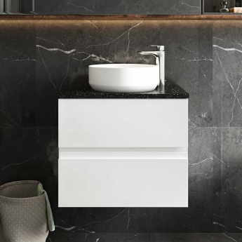 Hudson Reed Urban 600mm 2-Drawer Wall Hung Vanity Unit with Countertop