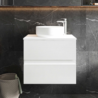 Hudson Reed Urban 600mm 2-Drawer Wall Hung Vanity Unit with Countertop