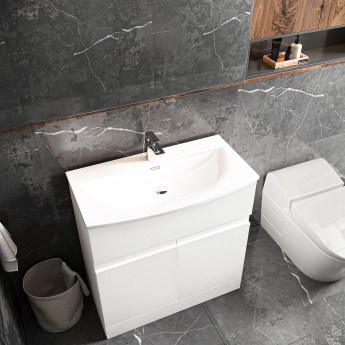 Hudson Reed Urban 800mm 2-Door 1-Drawer Floor Standing Vanity Unit