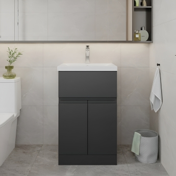 Hudson Reed Urban 500mm 2-Door 1-Drawer Floor Standing Vanity Unit