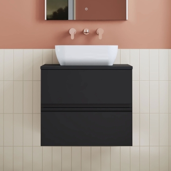 Hudson Reed Urban 600mm 2-Drawer Wall Hung Vanity Unit with Countertop | Product Image