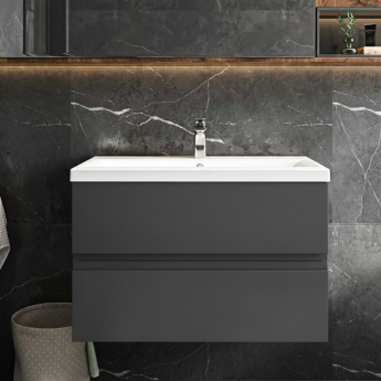 Hudson Reed Urban 800mm 2-Drawer Wall Hung Vanity Unit